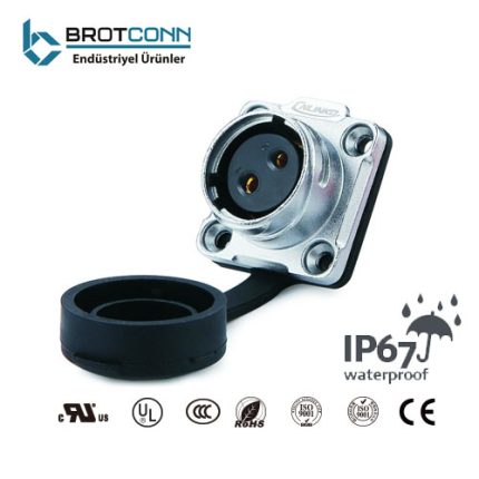 LP-20 2-Pin Dişi Güç Soketi 500V 20A