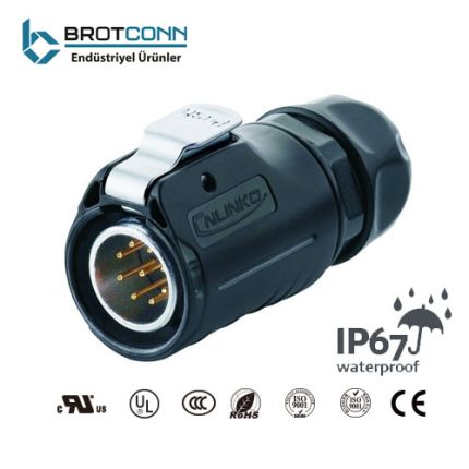 LP-20 9-Pin Erkek Güç Konnektörü 400V 5A