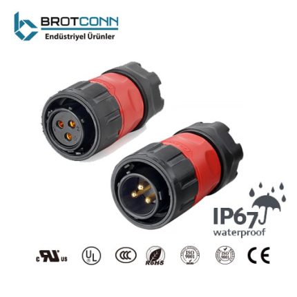 YM-20 3-PİN GÜÇ KONNEKTÖRÜ 500V 20A