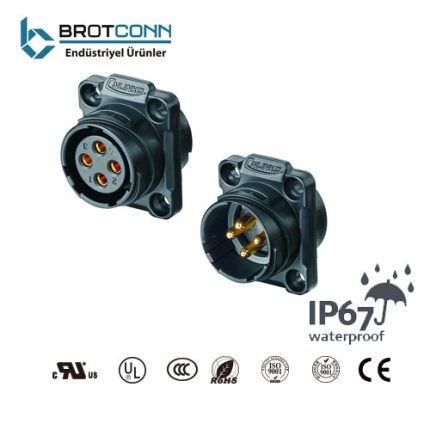 YM-20 4-PİN GÜÇ SOKETİ 500V 20A