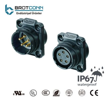 YM-20 5-PİN GÜÇ SOKETİ 400V 12A