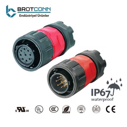 YM-20 9-PİN GÜÇ KONNEKTÖRÜ 250V 5A